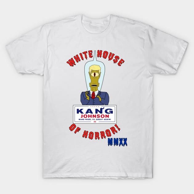 White House of Horror 2020 Kang T-Shirt by Kaiju-Ro